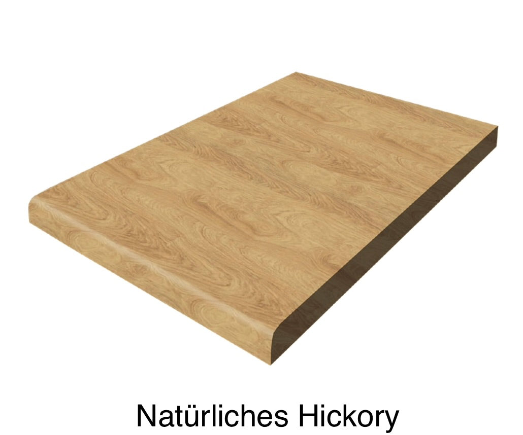 Kleine Küche 180 cm in Beton Farbe