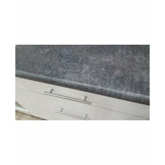 Extra Arbeitsplatte Schwarz Weiss Beton Grau Holz