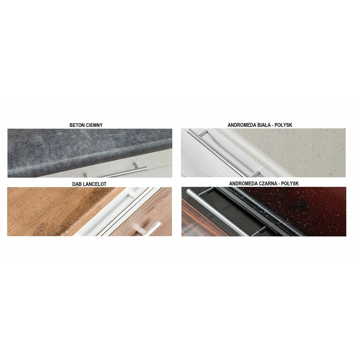 Hochwertige Küchen 260 cm in Glanz oder Matt mit verschiedenen Farben Ink Soft-Close