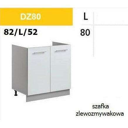 Spülunterschrank Weiss Hochglanz Küchenunterschrank  Unterschrank - MÖBEL MUNA