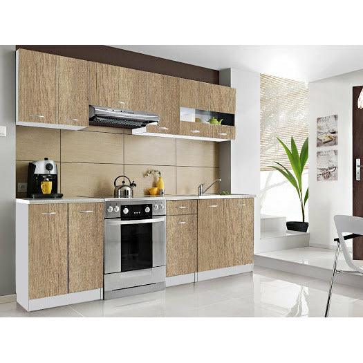 Küche Küchenzeile Einbauküche Küchenblock 240 cm - MÖBEL MUNA