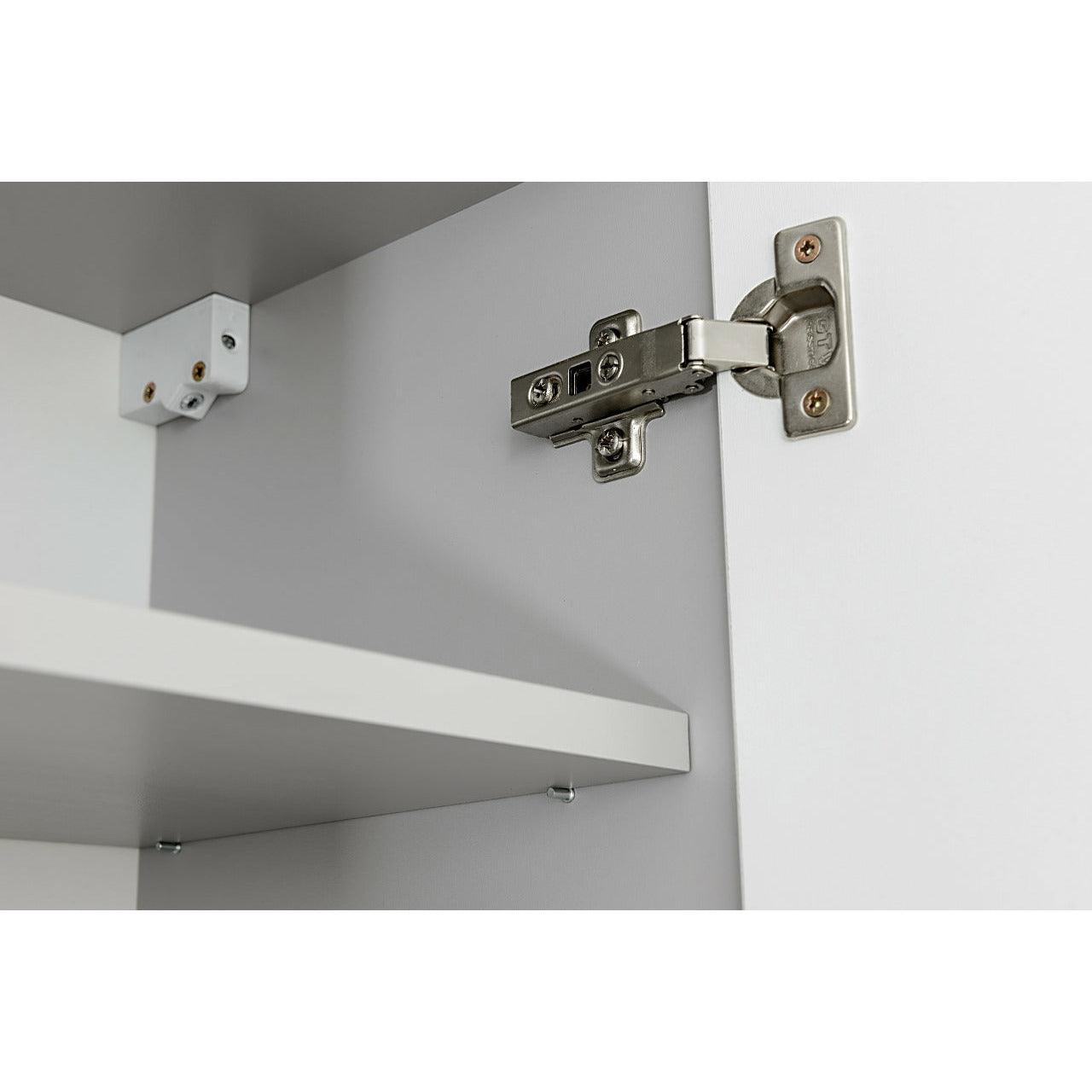 Hängeschrank 15 cm 20 cm Weiss Hochglanz Oberschrank - MÖBEL MUNA
