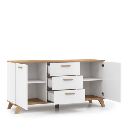 Kommode Scandi Buchenholz 150 cm - MÖBEL MUNA