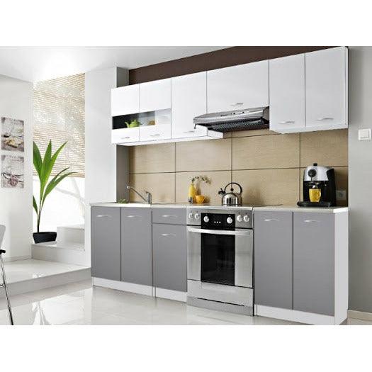 Küche Küchenzeile Einbauküche Küchenblock 240 cm - MÖBEL MUNA