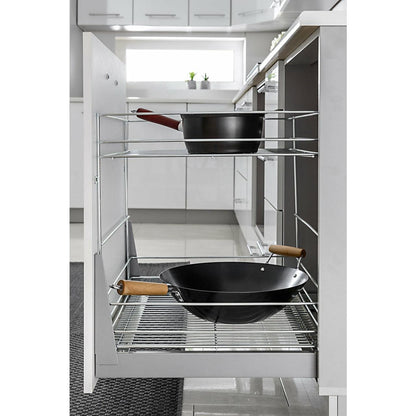 Auszugsunterschrank Unterschrankauszug Weiss Hochglanz Unterschrankbeschlag Schrankbeschlag - MÖBEL MUNA